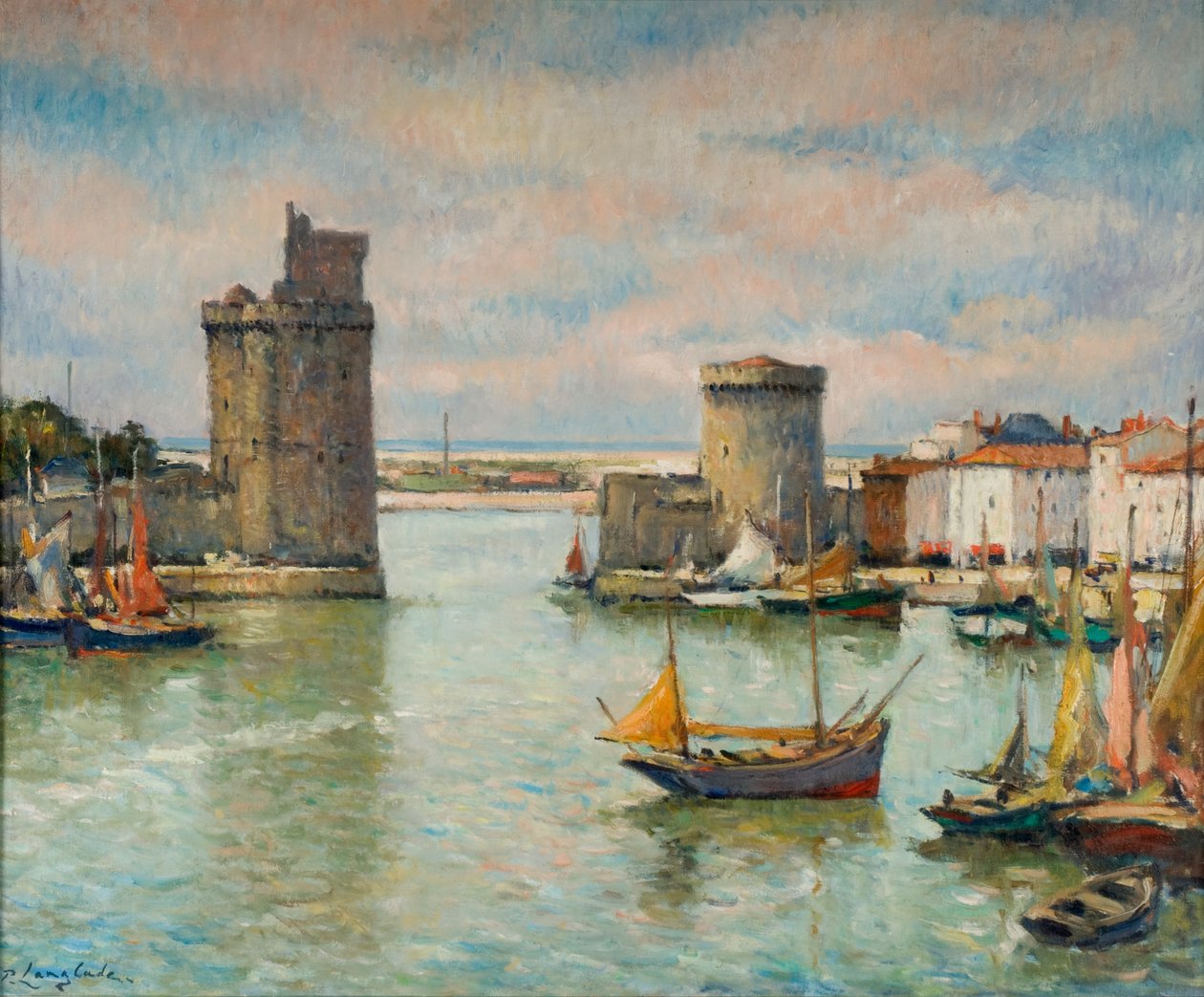 La Rochelle şehri by Pierre Langlade