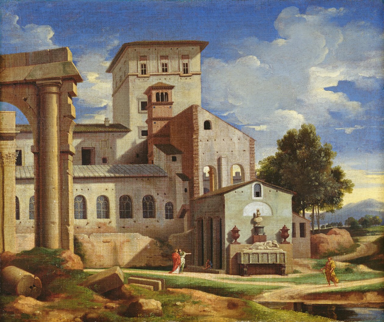 İtalyan Manzarası by Pierre Lemaire