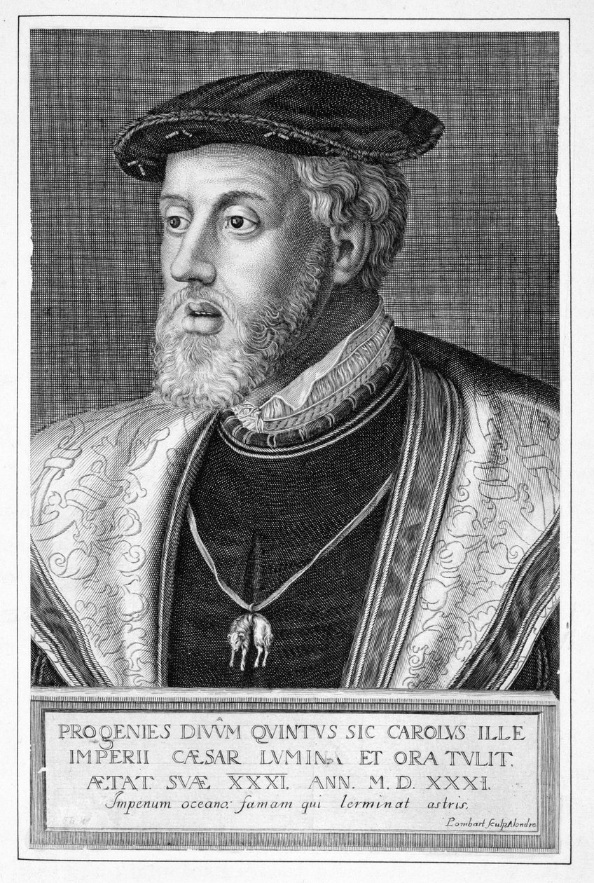 Charles B (1500-58) by Pierre Lombard or Lombart