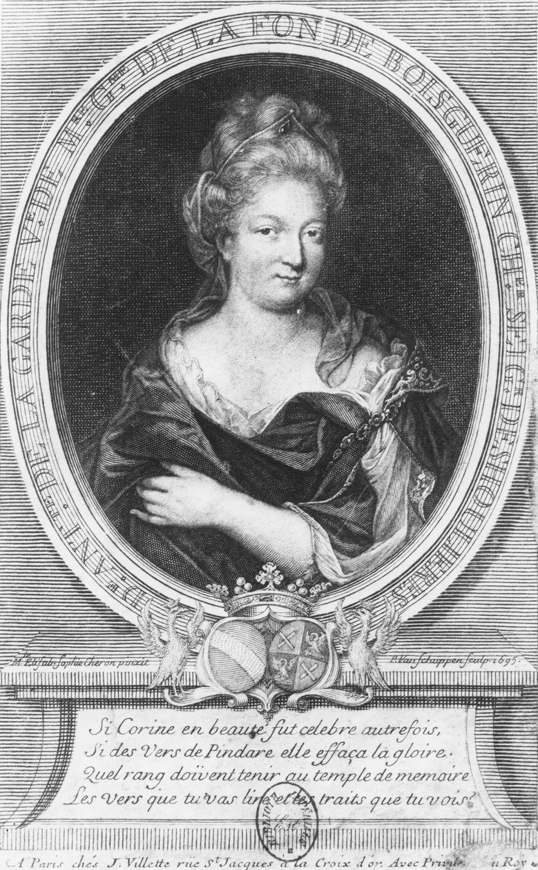 Deshoulières Muhafızlarından Antoinette Du Ligier by Pierre Louis van Schuppen