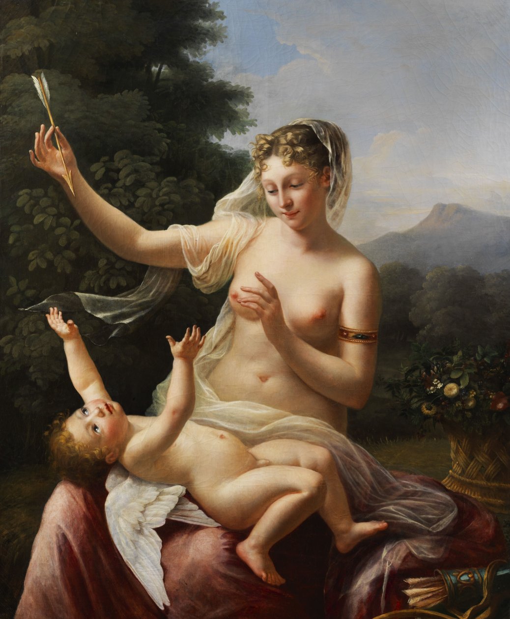 Venüs ve Aşk Tanrısı. by Pierre Maximilien Delafontaine