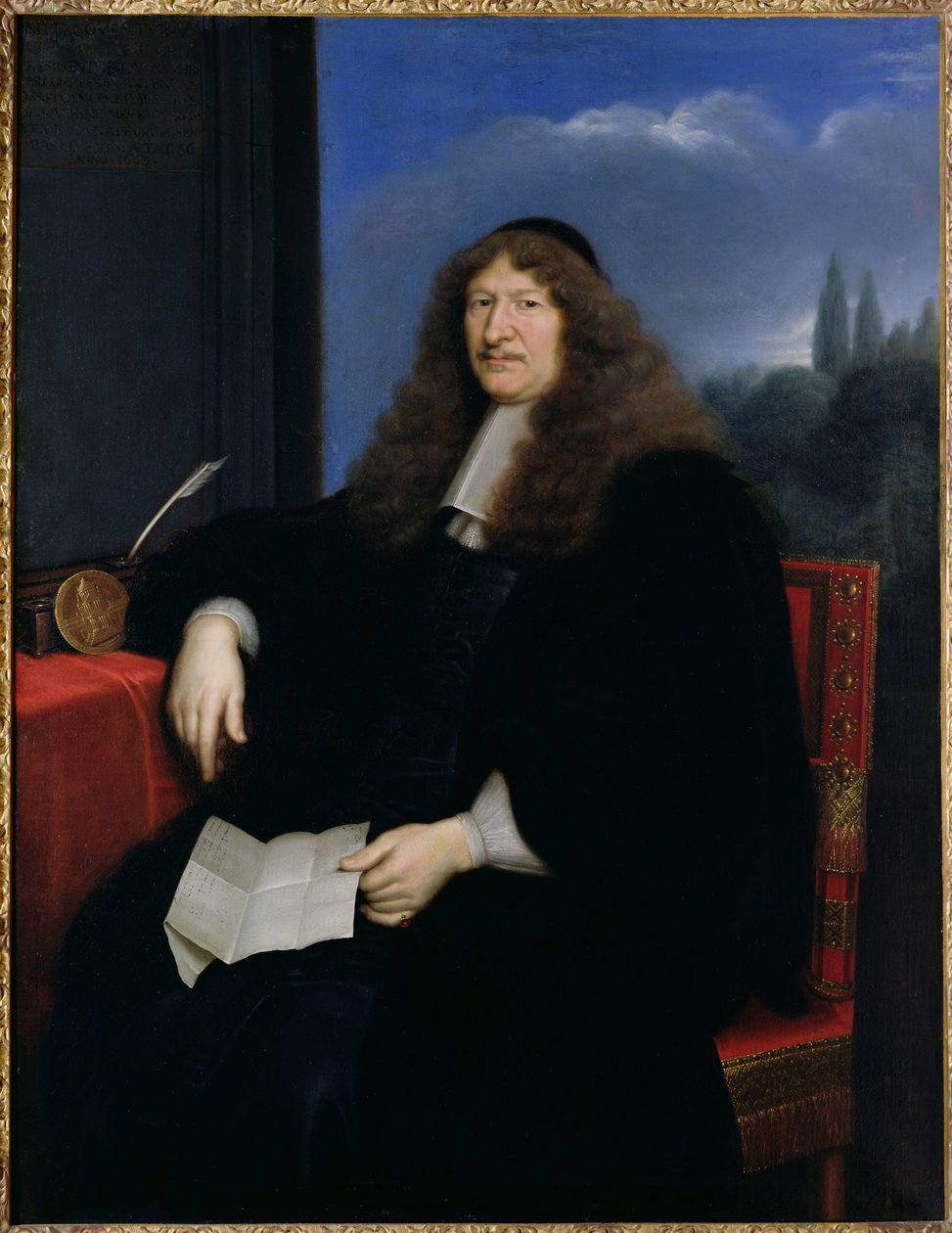 Jacques Tubeuf (1606-70) Chambre des Comptes Başkanı by Pierre Mignard