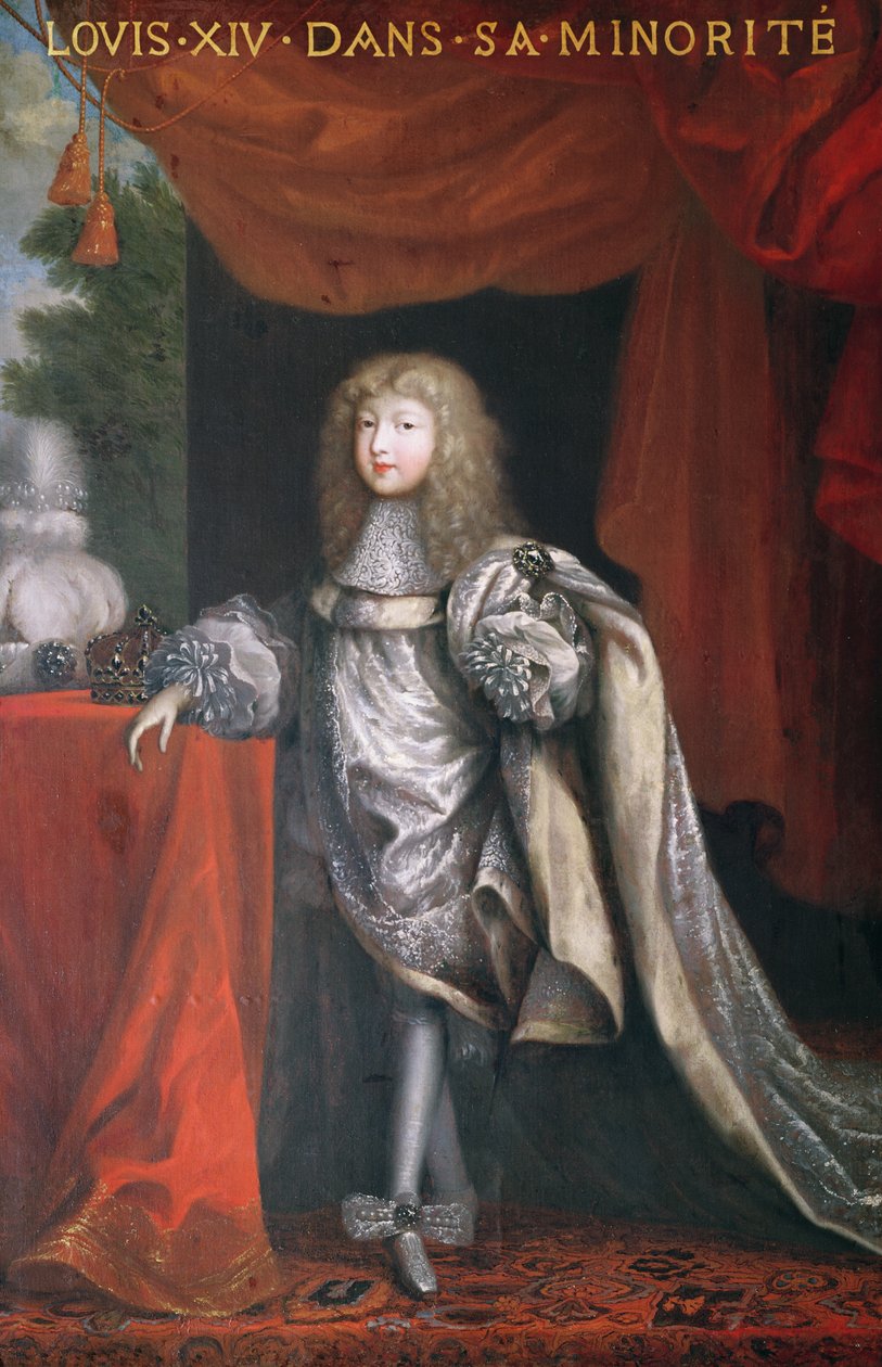 onun azınlık sırasında Louis XIV by Pierre Mignard