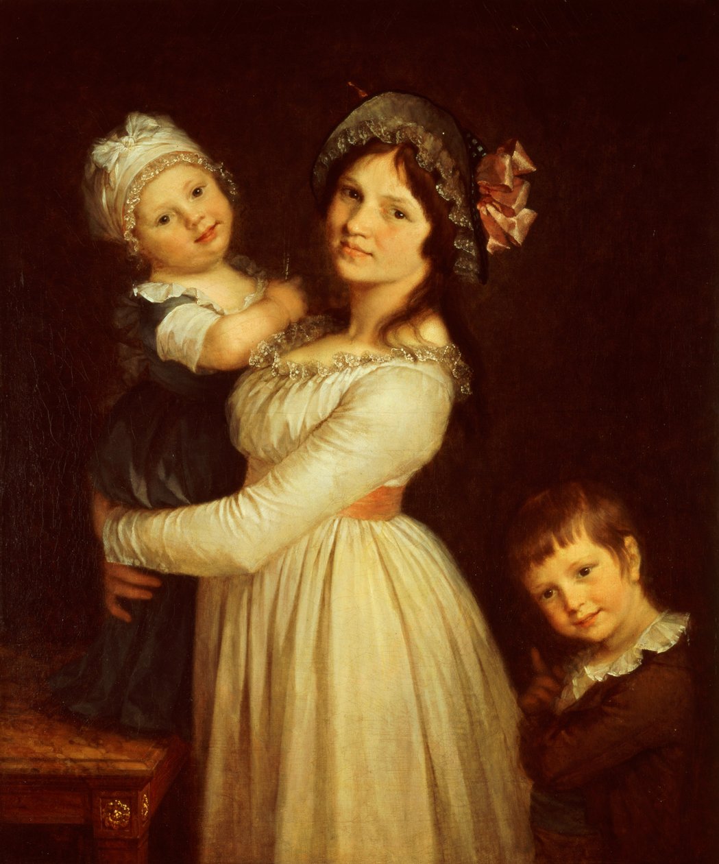Madam Anthony ve çocuklarının aile portresi, 1785 by Pierre Paul Prudhon