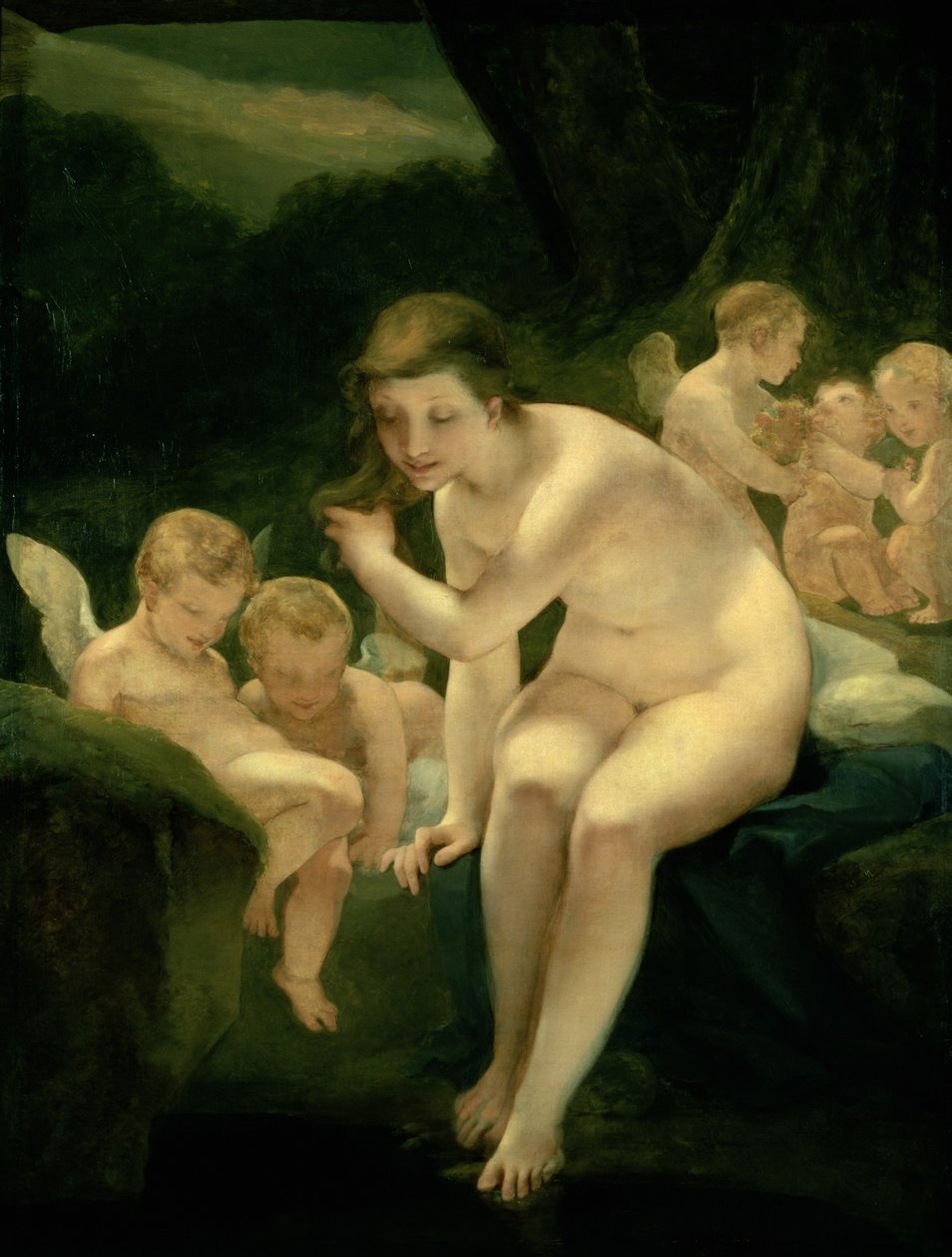 Venüs Banyosu veya Masumiyet by Pierre Paul Prudhon