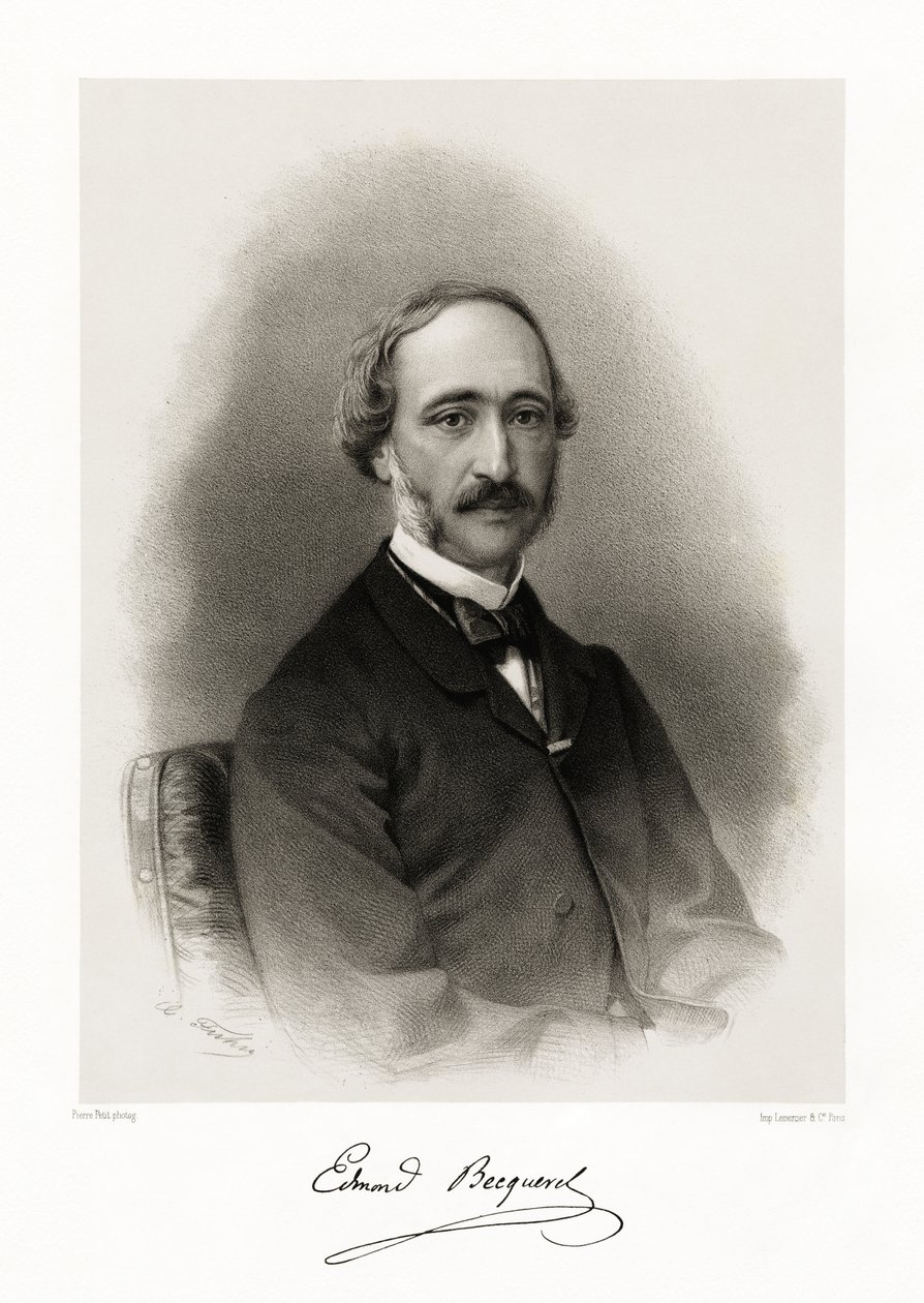 Alexandre Edmond Becquerel, 1865-66 by Pierre Petit