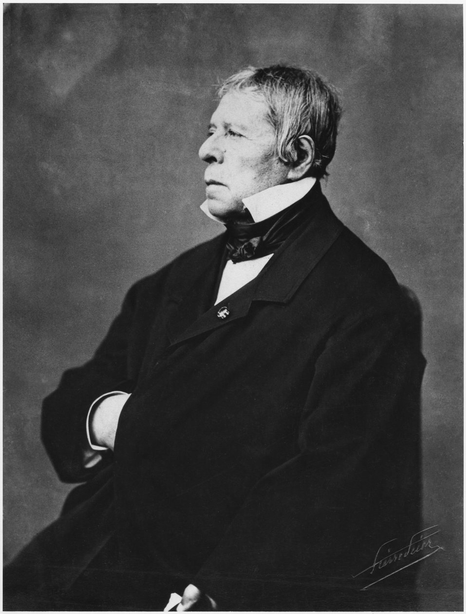 Jean Auguste Dominique Ingres (1780-1867) by Pierre Petit