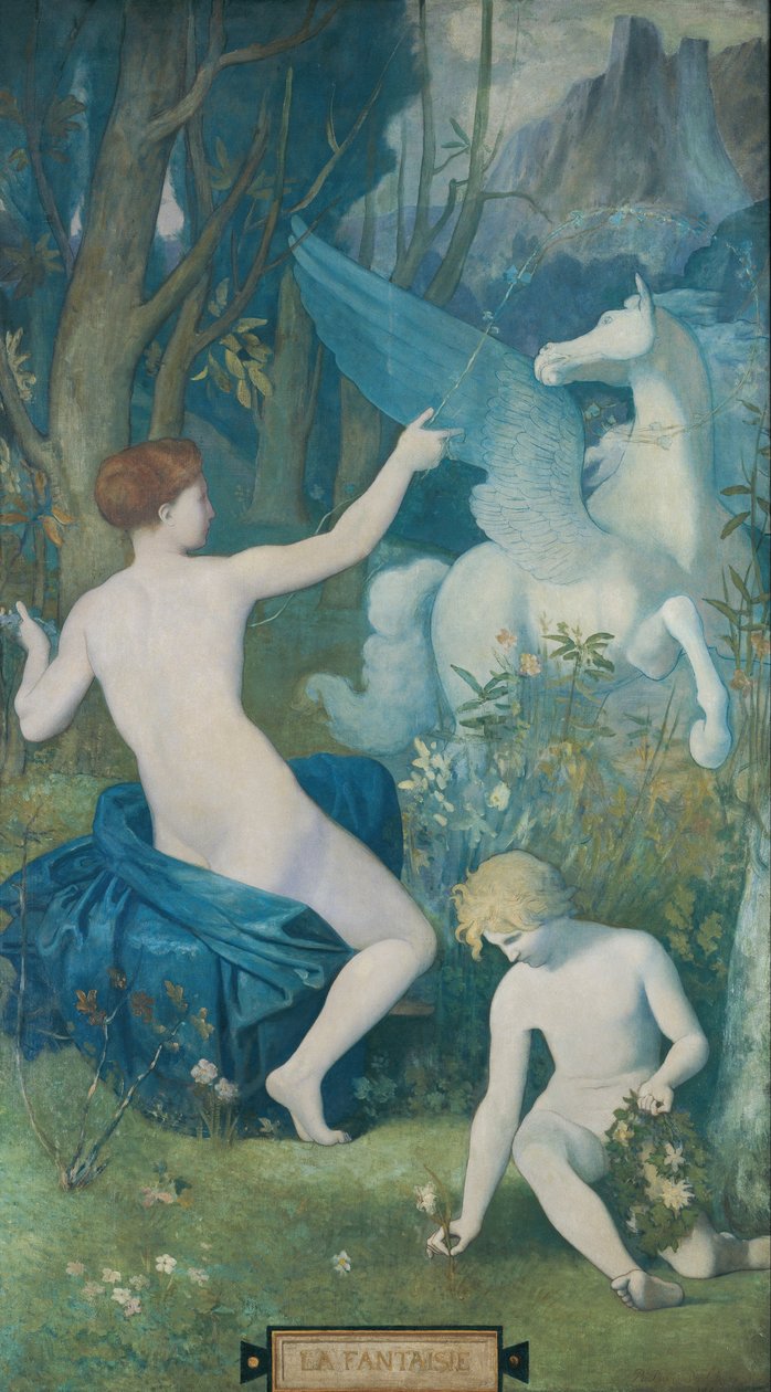 fantezi by Pierre Puvis de Chavannes