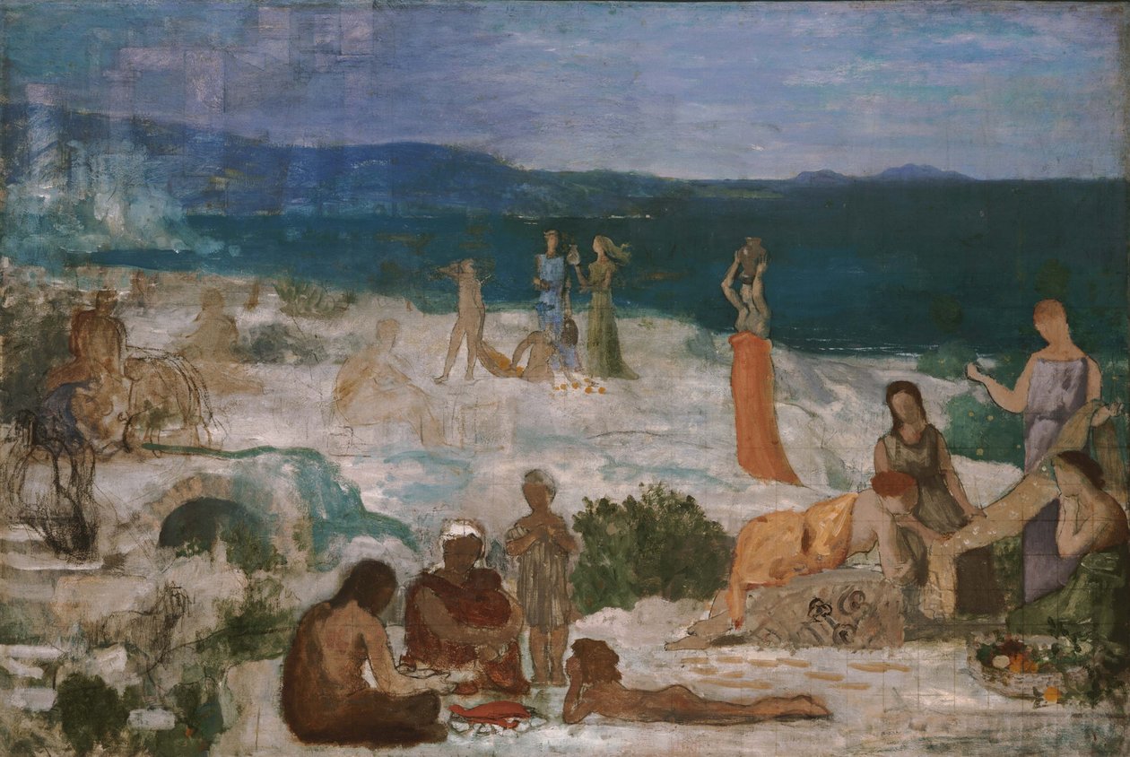 Massilia, Yunan Kolonisi by Pierre Puvis de Chavannes