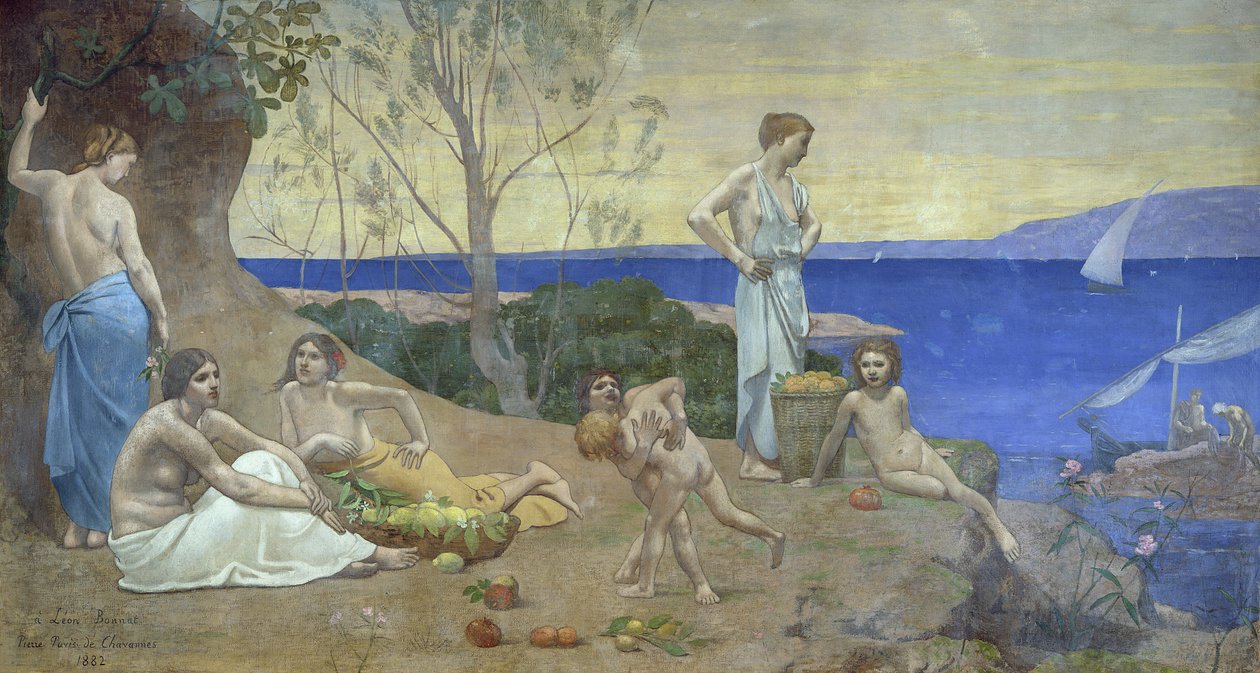 Tatlı Ülke, 1882 by Pierre Puvis de Chavannes