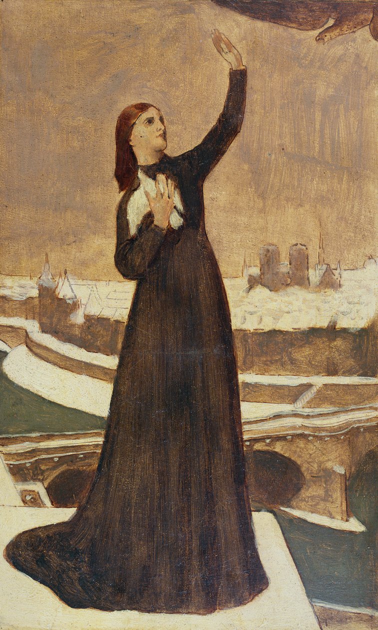 Güvercin, 1871 by Pierre Puvis de Chavannes