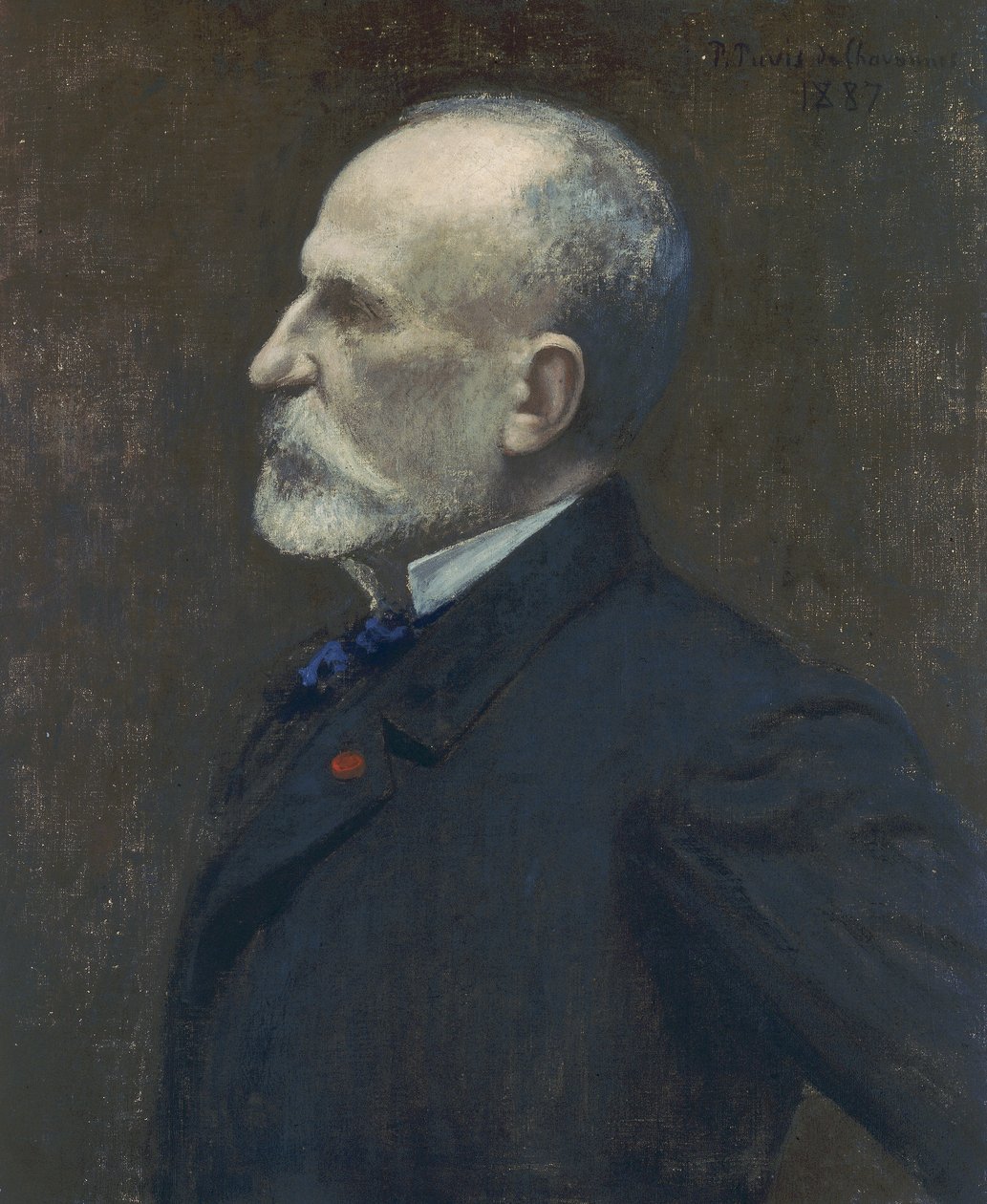 Otoportre, 1887 by Pierre Puvis de Chavannes
