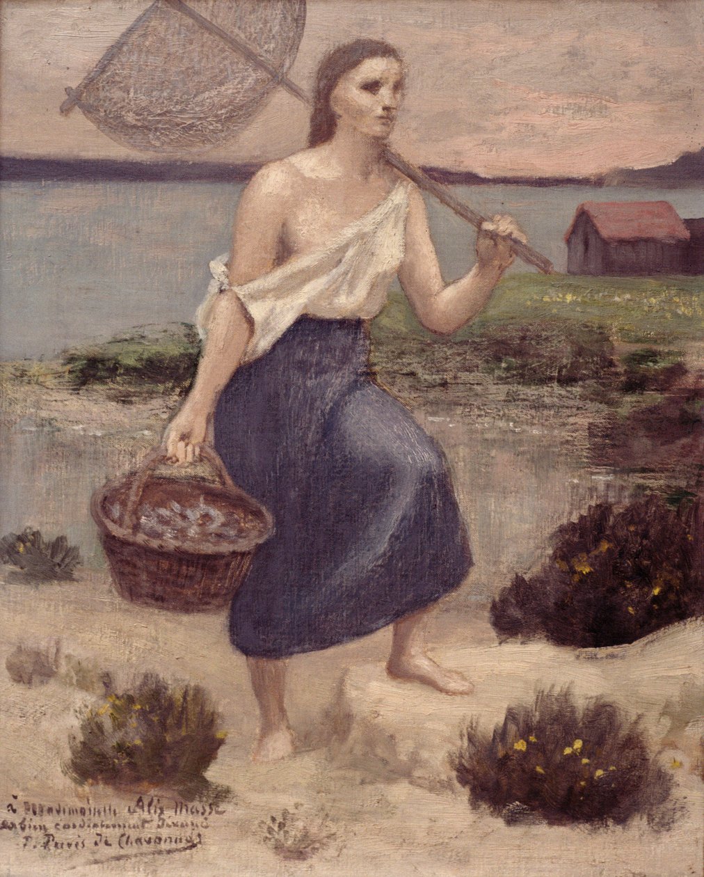 Balıkçı Kadın by Pierre Puvis de Chavannes