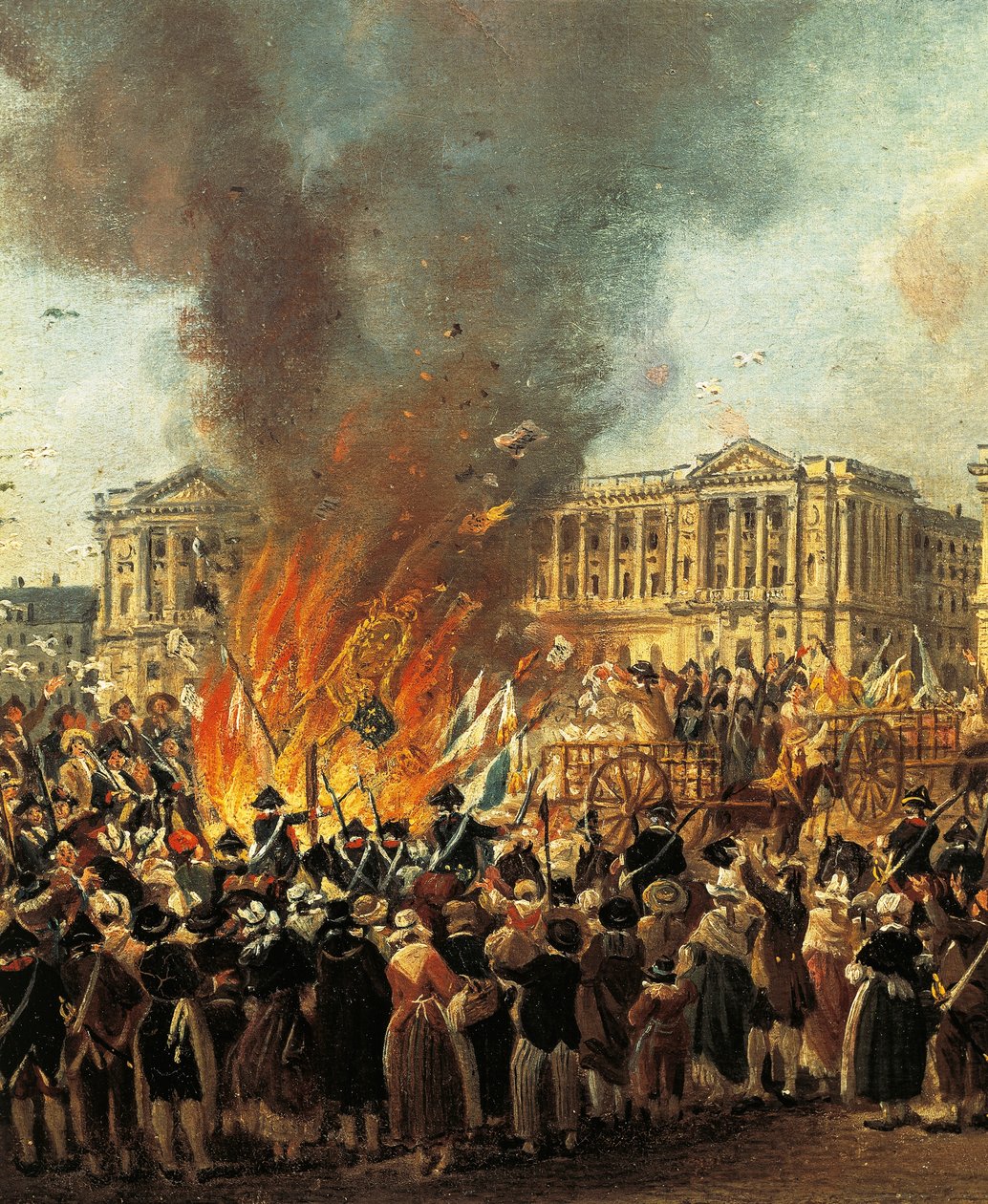 Birlik Kutlaması, Pierre Antoine Demachy (1723-1807), detay by Pierre Antoine Demachy