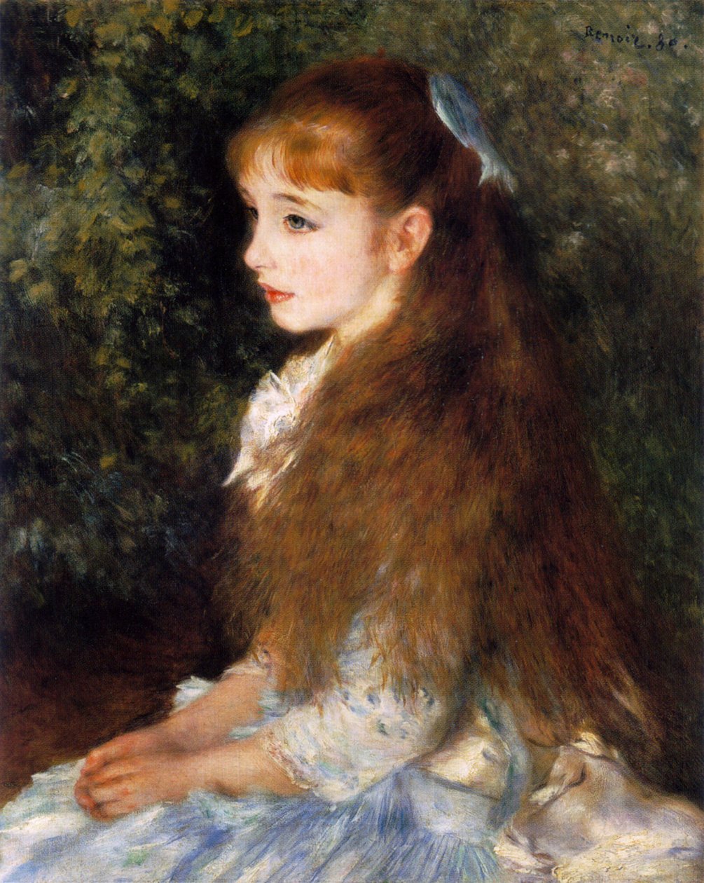 Mlle Irene Cahen dAnversnİngilizce: Mlle Irene Cahen dAnversn by Pierre Auguste Renoir