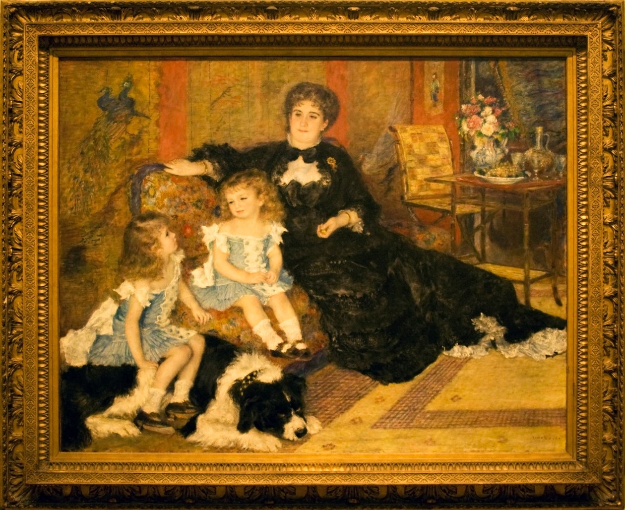 Madam Charpentier ve Çocukları by Pierre Auguste Renoir