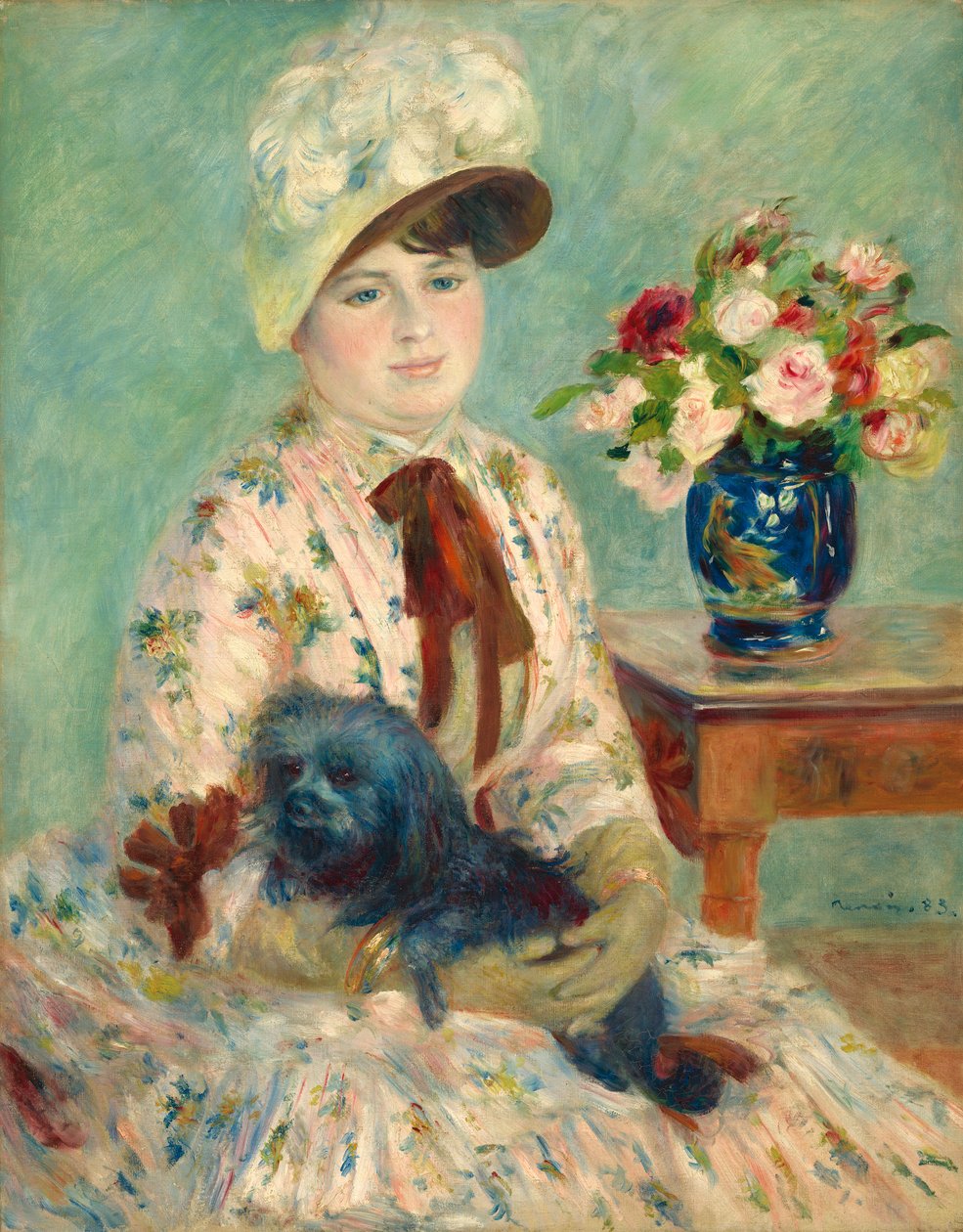 Bayan Charlotte Berthier, 1883 by Pierre Auguste Renoir
