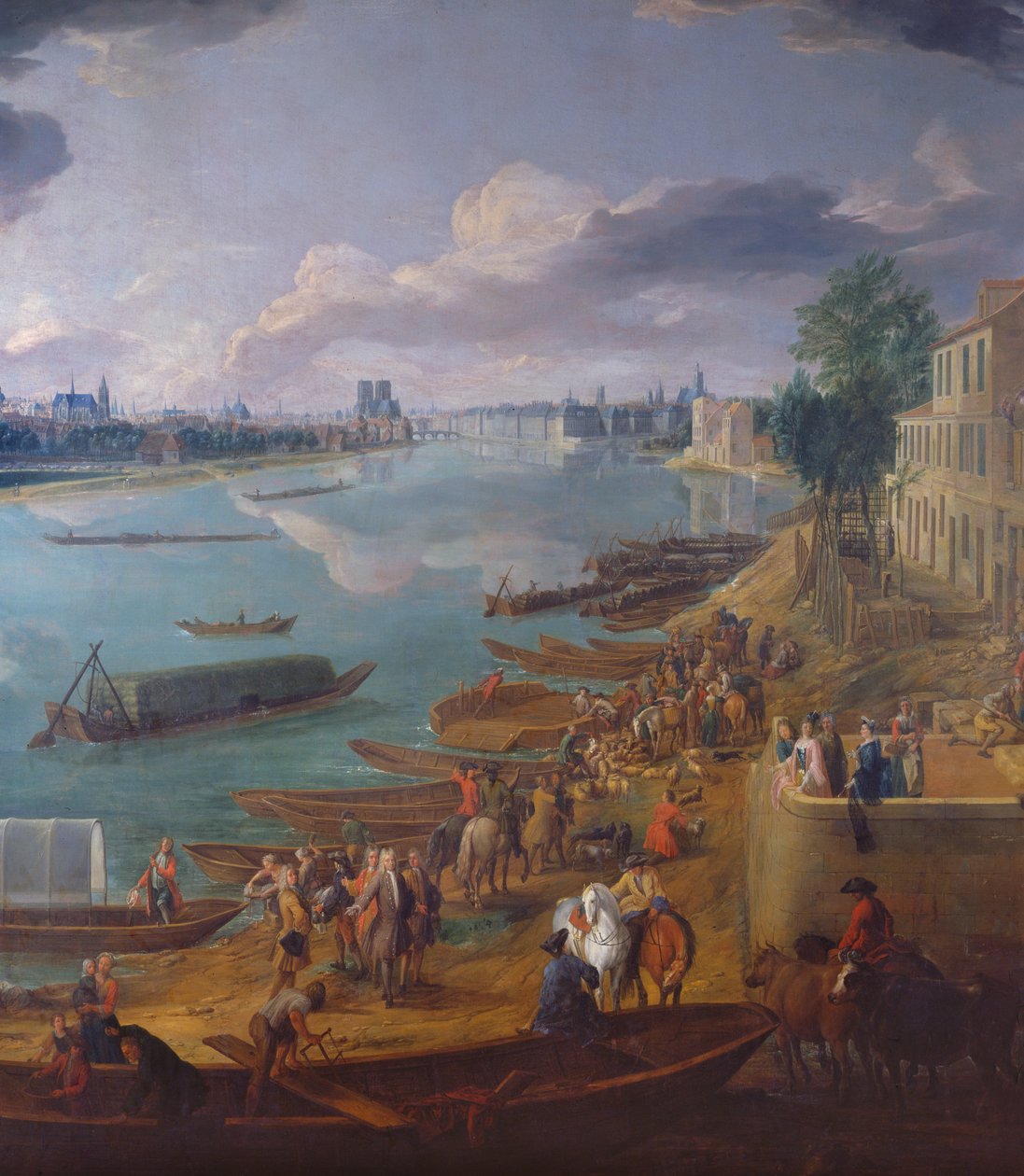 168381 tuval detayında Quai de la Rapee