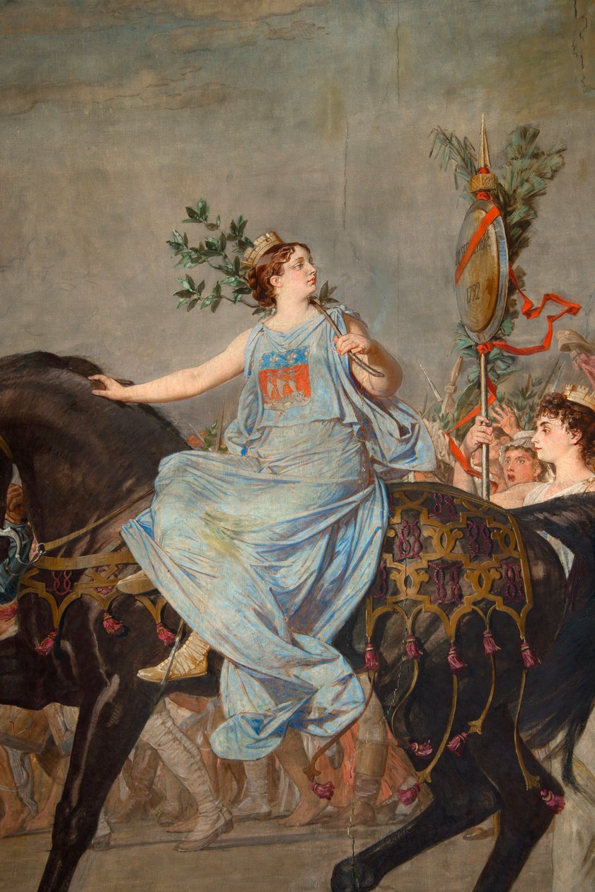 Fresk “”Cumhuriyetin Zaferi”” by Pierre Paul Lêon Glaize