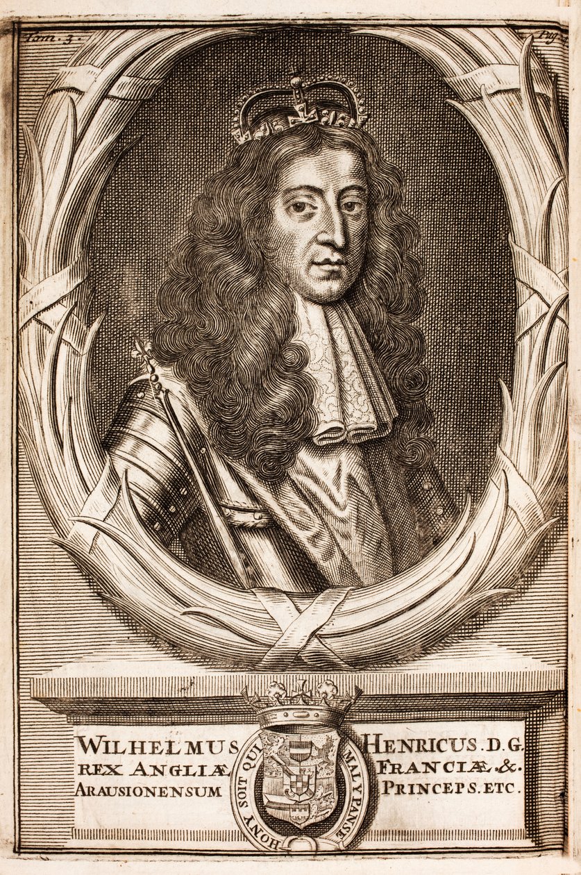 Kral William III (1650-1702) by Pierre  Mortier