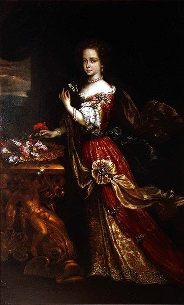 Bir bayanın portresi, muhtemelen Henrietta Anne, Orleans Düşesi (1644-70), I. Charles