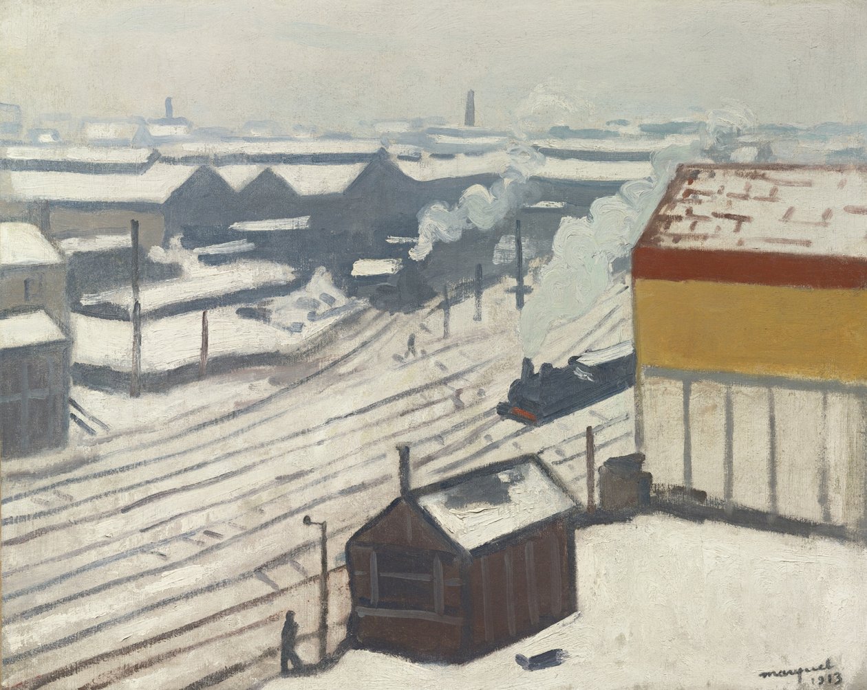 Karda Gare Montparnasse, 1913 by Albert Marquet