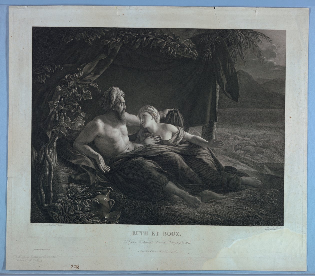 Rut ve Boaz by Pierre Alexandre Tardieu