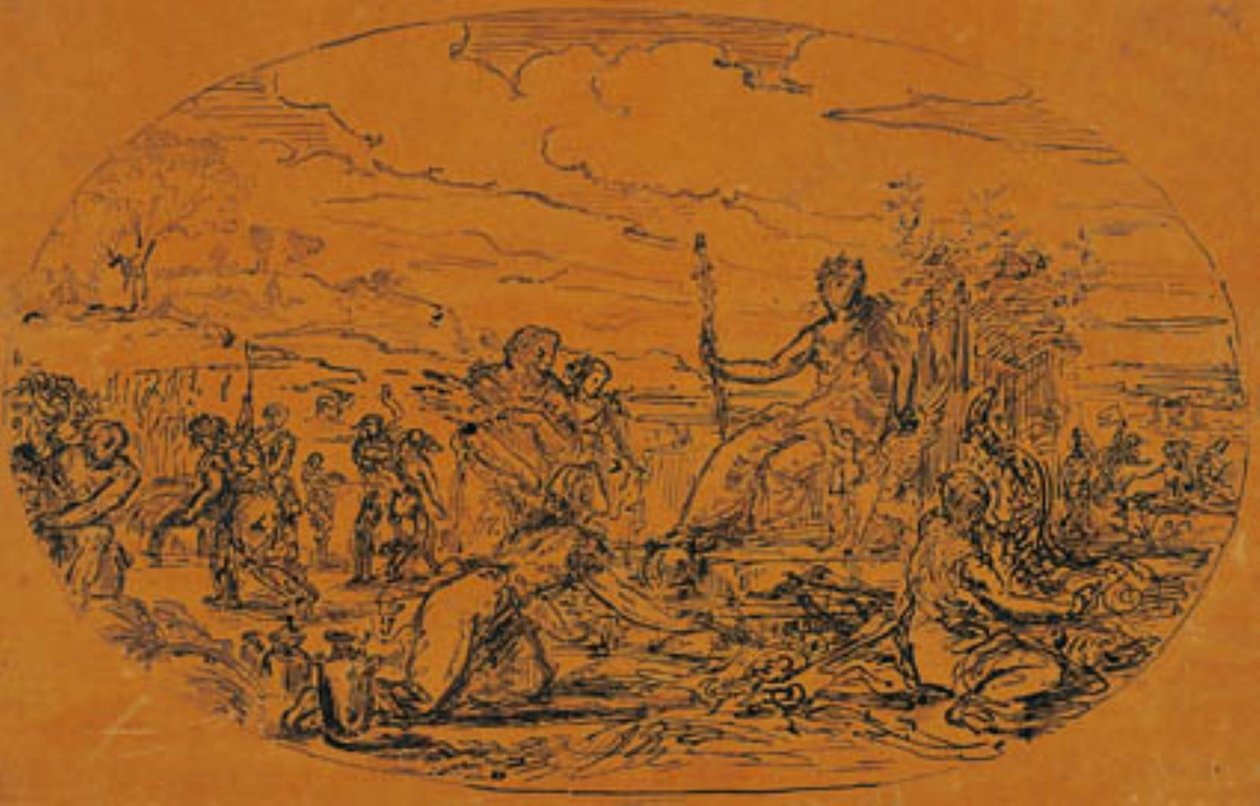 Ceres'e saygı duruşu by Pierre Andrieu