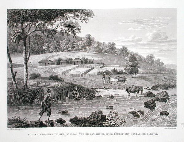 New South Wales, New Holland: Louis Claude Desaulses de Freycinet (1779-1842) tarafından 