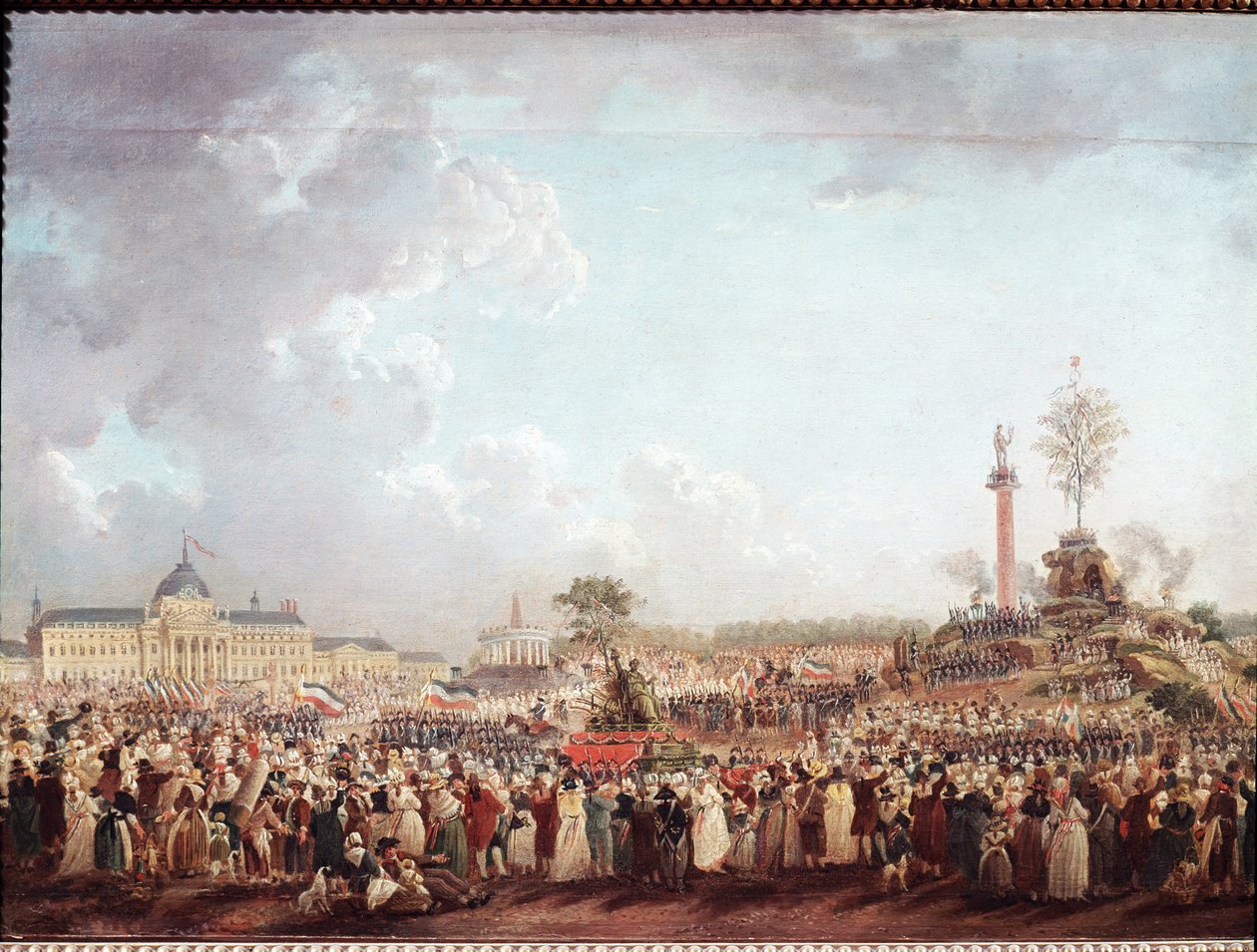 Mars Alanında Yüce Varlık Bayramı (20 Prairial Yıl II - 8 Haziran by Pierre Antoine Demachy
