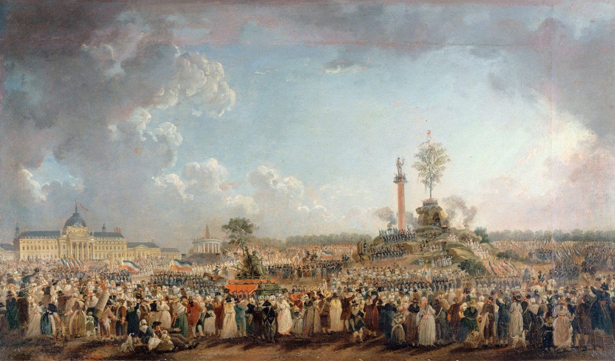 Mars Alanında Yüce Varlık Festivali, 8 Haziran 1794, 1794. by Pierre Antoine Demachy