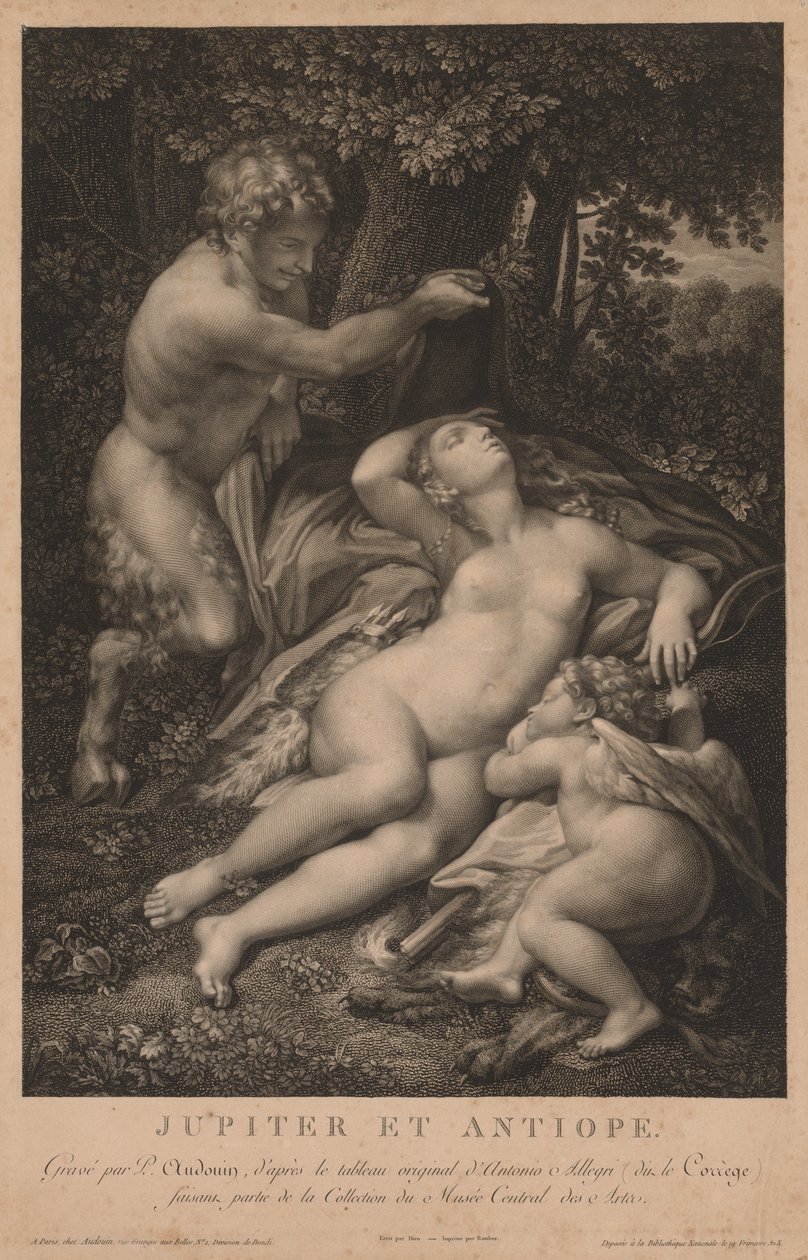 Jüpiter ve Antiope by Pierre Audouin