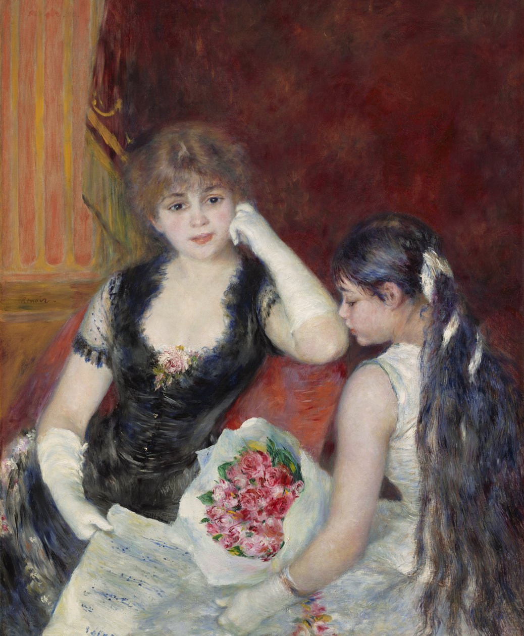 Tiyatroda Bir Kutu by Pierre Auguste Renoir