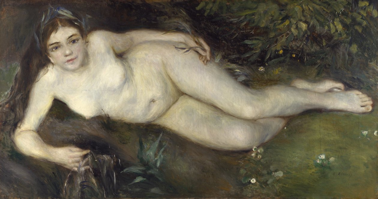 Bir Nehir Perisi, 1869-1870 by Pierre Auguste Renoir