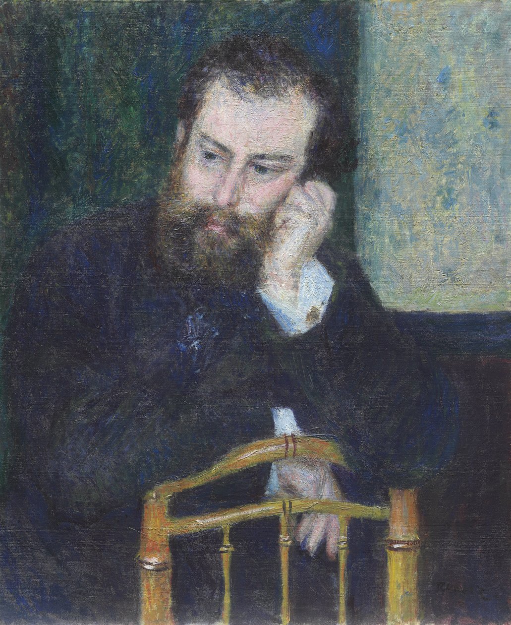 Alfred Sisley, 1876 by Pierre Auguste Renoir