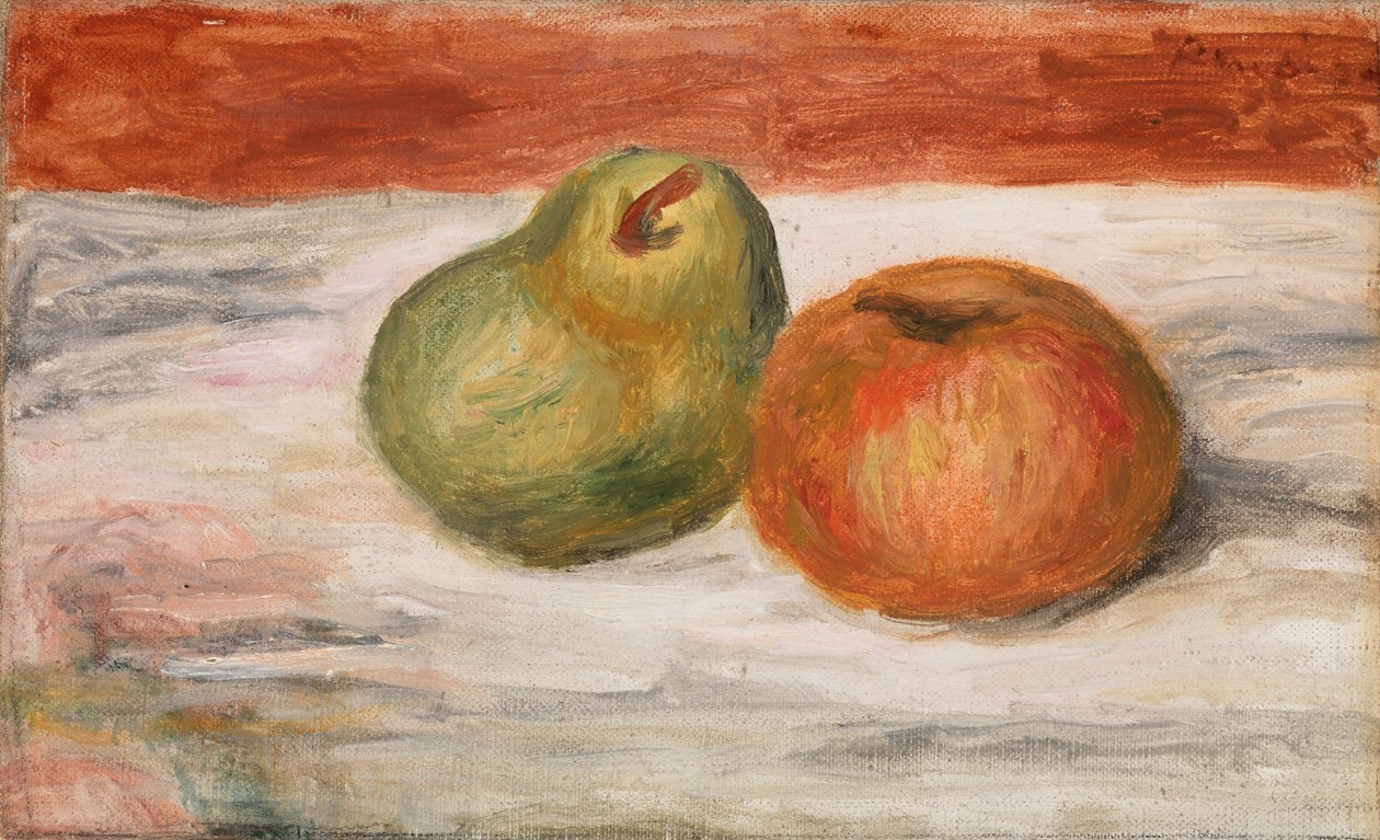 elma ve armut by Pierre Auguste Renoir