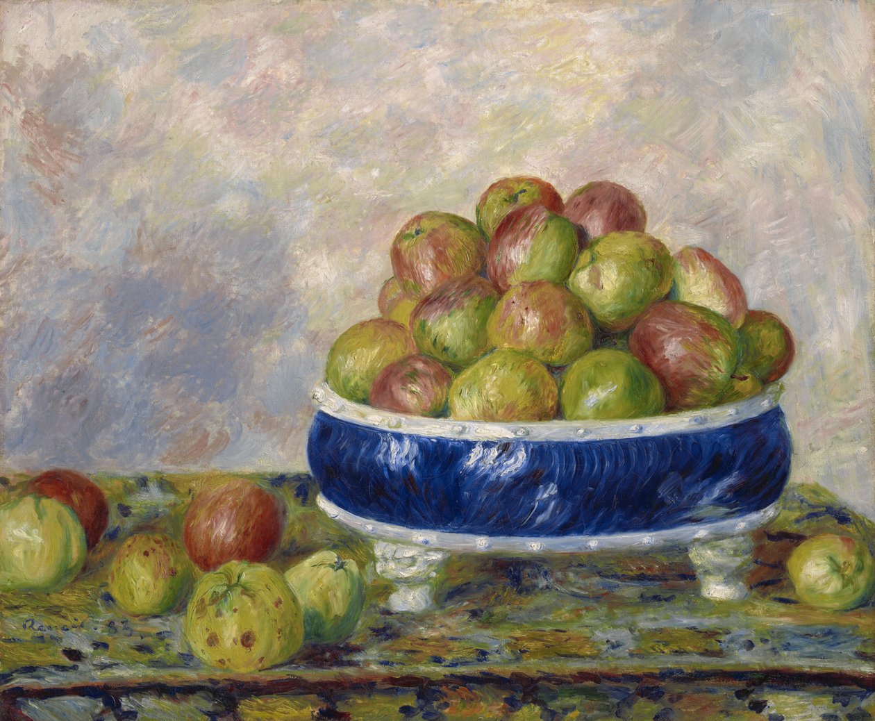 Bir Tabaktaki Elmalar, 1883 by Pierre Auguste Renoir