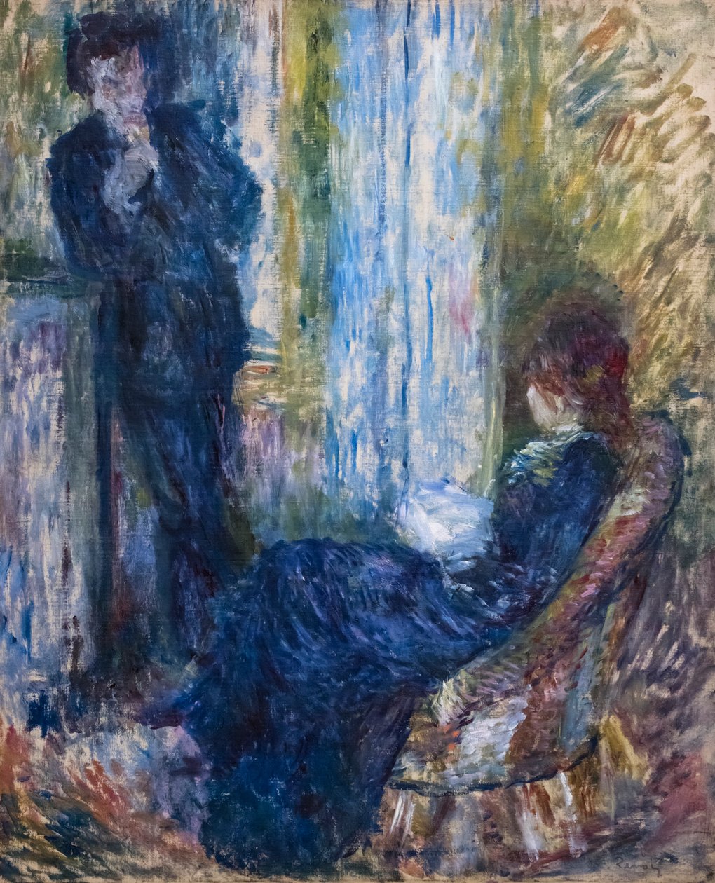 Şöminenin başında by Pierre Auguste Renoir