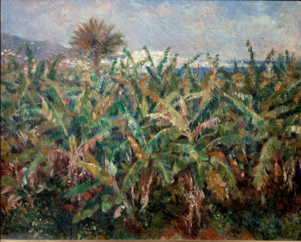muz tarlası by Pierre Auguste Renoir