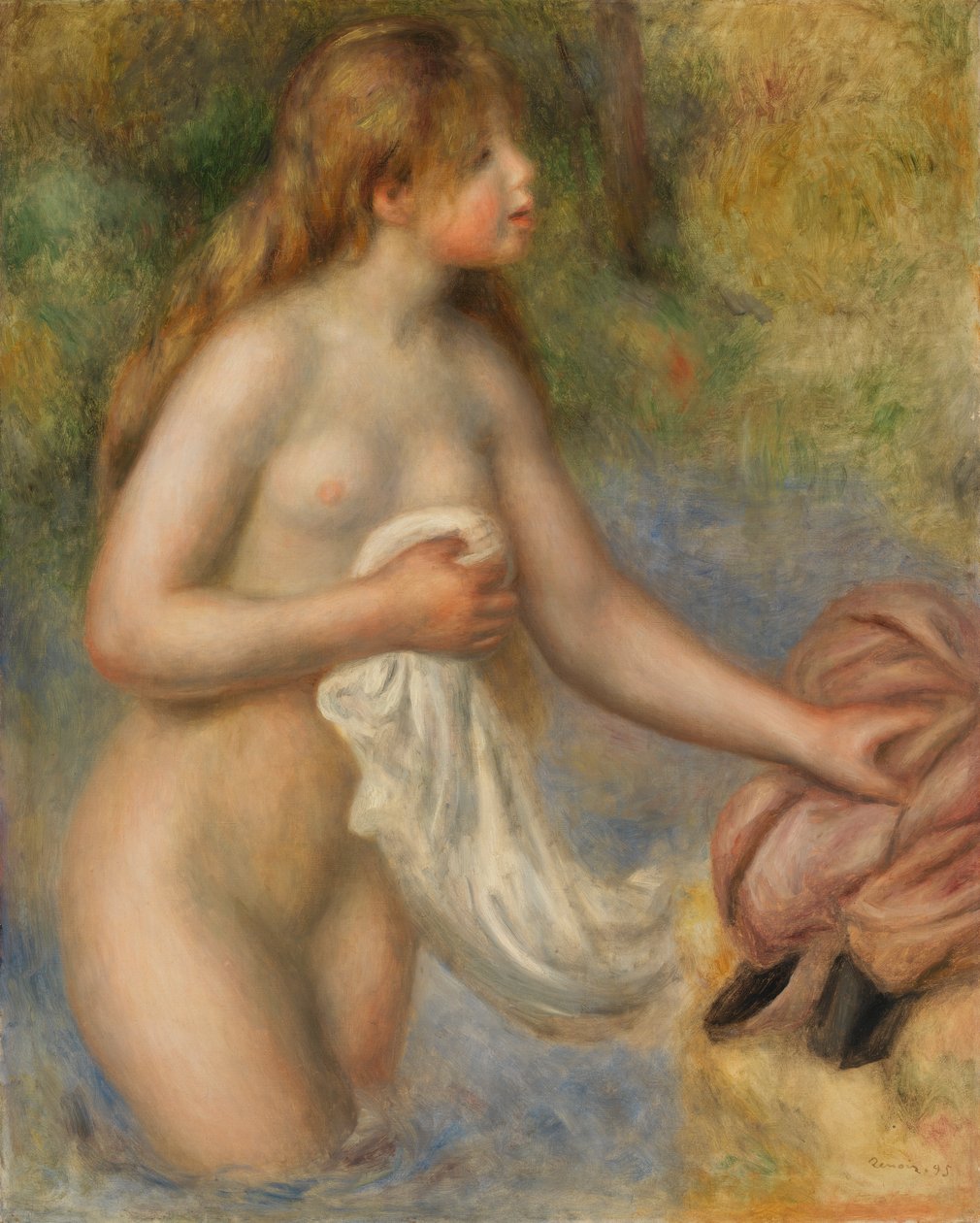 yüzücü by Pierre Auguste Renoir