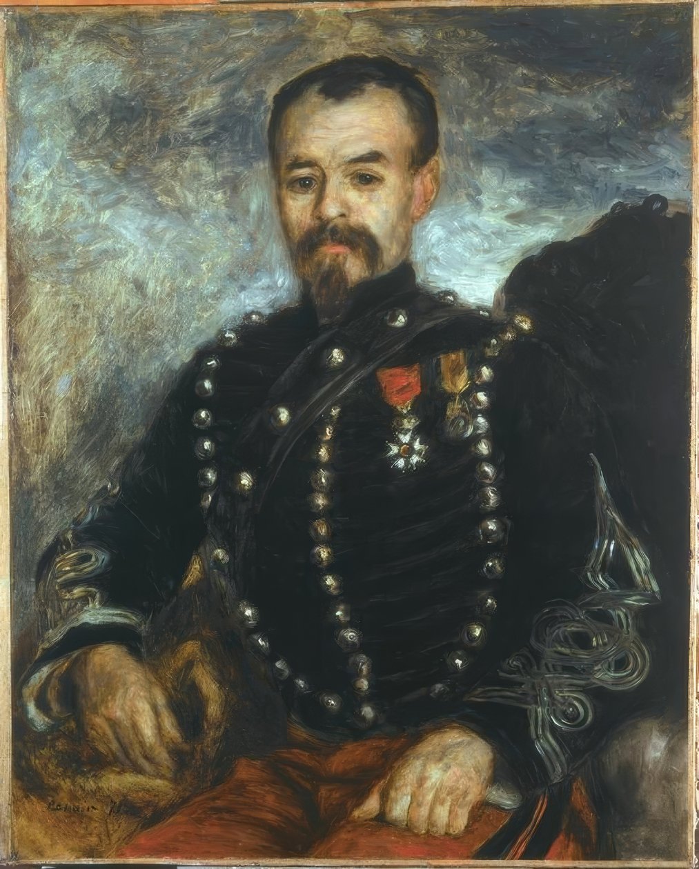 Bildnis Kaptan Darras by Pierre Auguste Renoir