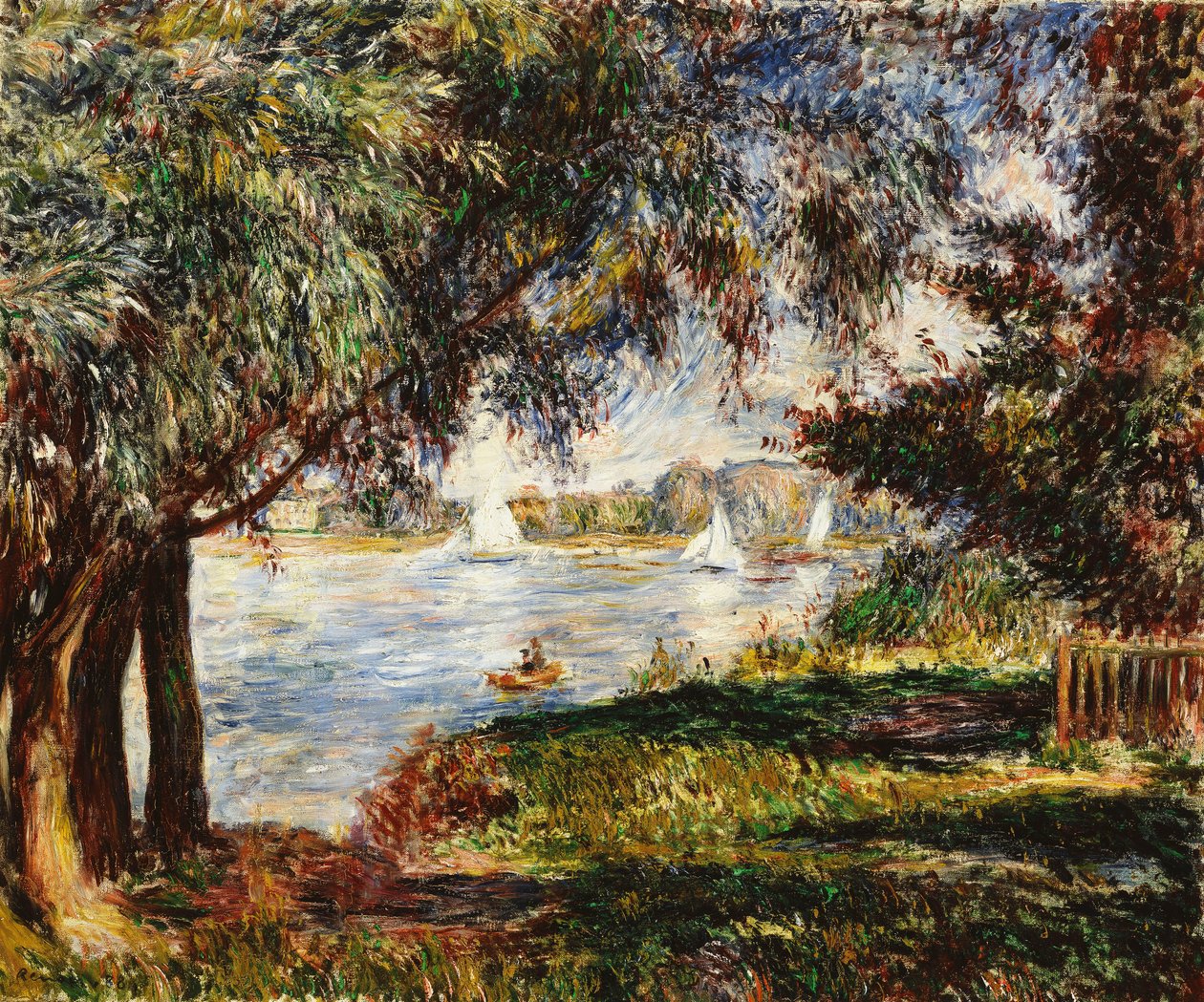Bougival, 1888 by Pierre Auguste Renoir