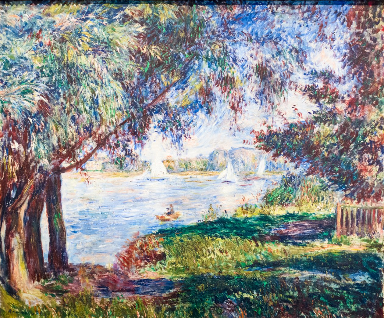 Bougival, yak. 1888 (tuval üzerine yağlı boya) by Pierre Auguste Renoir