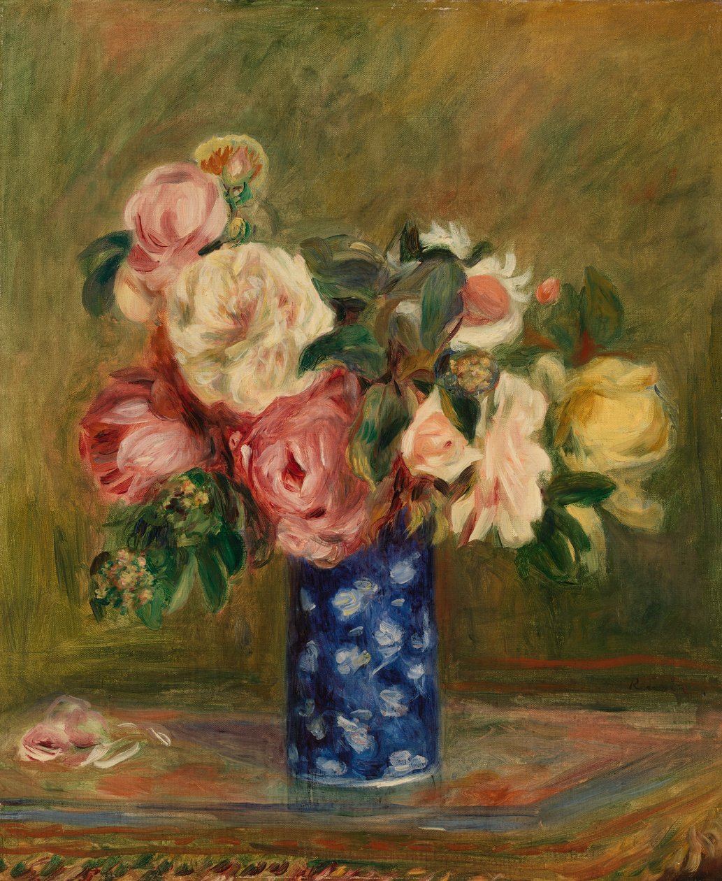 Gül buketi by Pierre Auguste Renoir