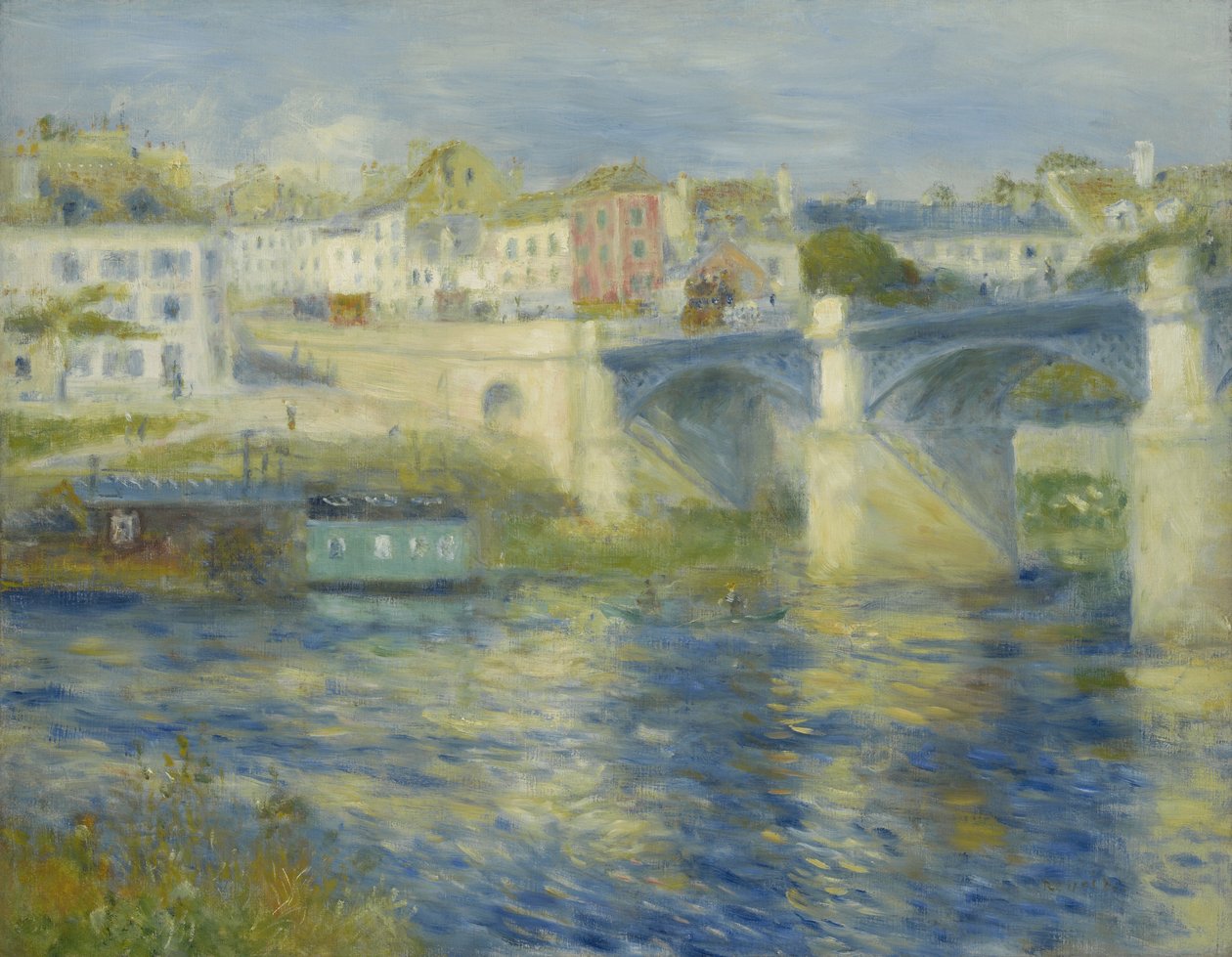 Chatou'daki Köprü, 1875 dolayları (tuval üzerine yağlı boya) by Pierre Auguste Renoir