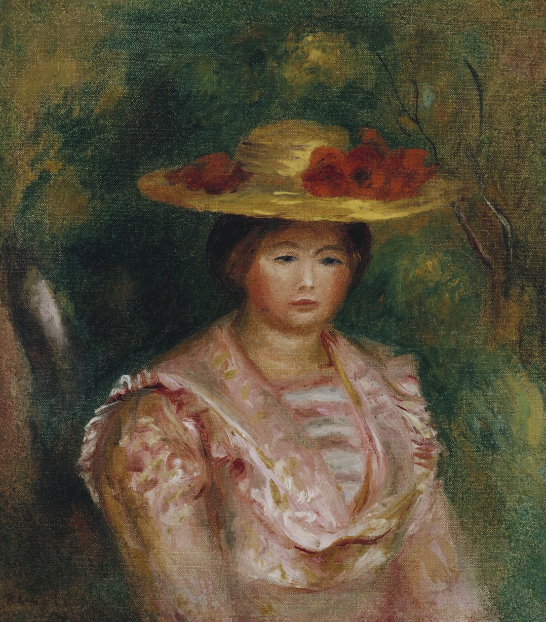 Bir Kadının Büstü by Pierre Auguste Renoir
