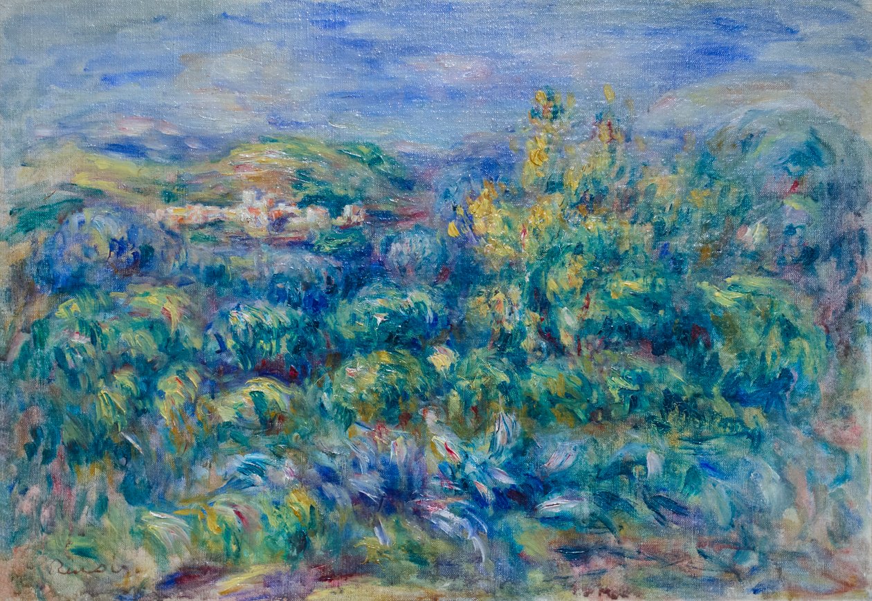Cagnes Manzarası by Pierre Auguste Renoir