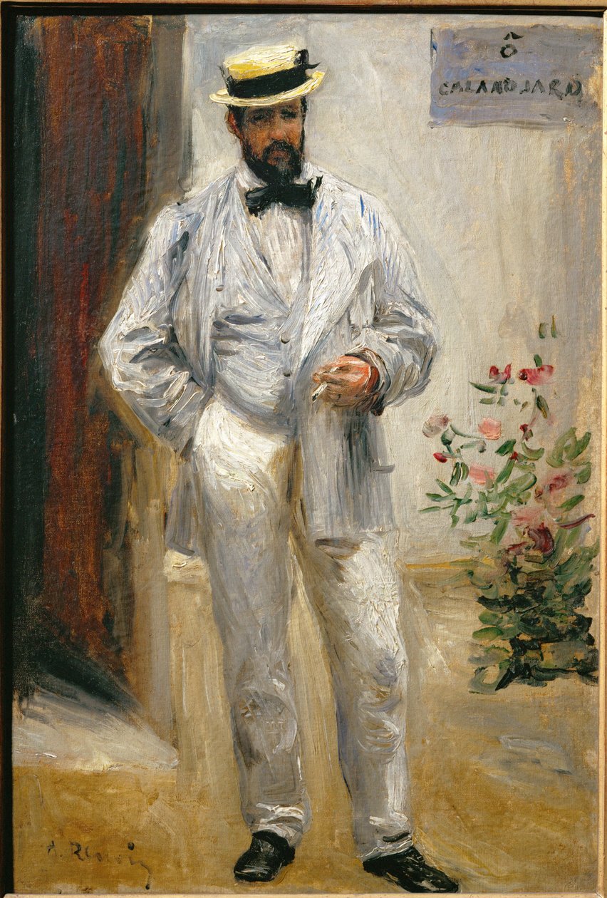 Charles Le Coeur (tuval üzerine yağlıboya) by Pierre Auguste Renoir