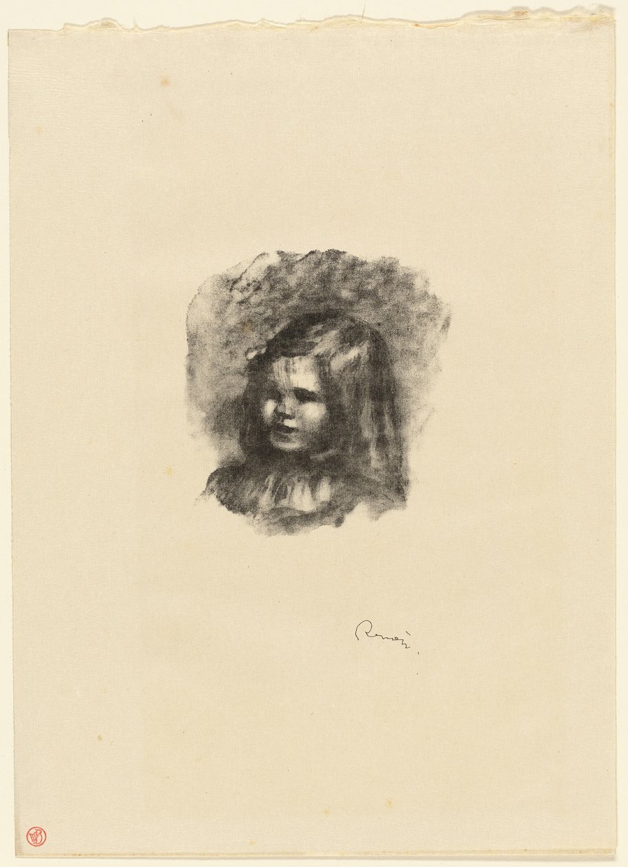 Claude Renoir, Sola Döndü by Pierre Auguste Renoir