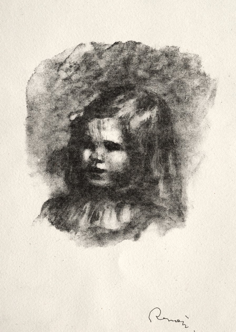 Claude Renoir, Sola Döndü by Pierre Auguste Renoir